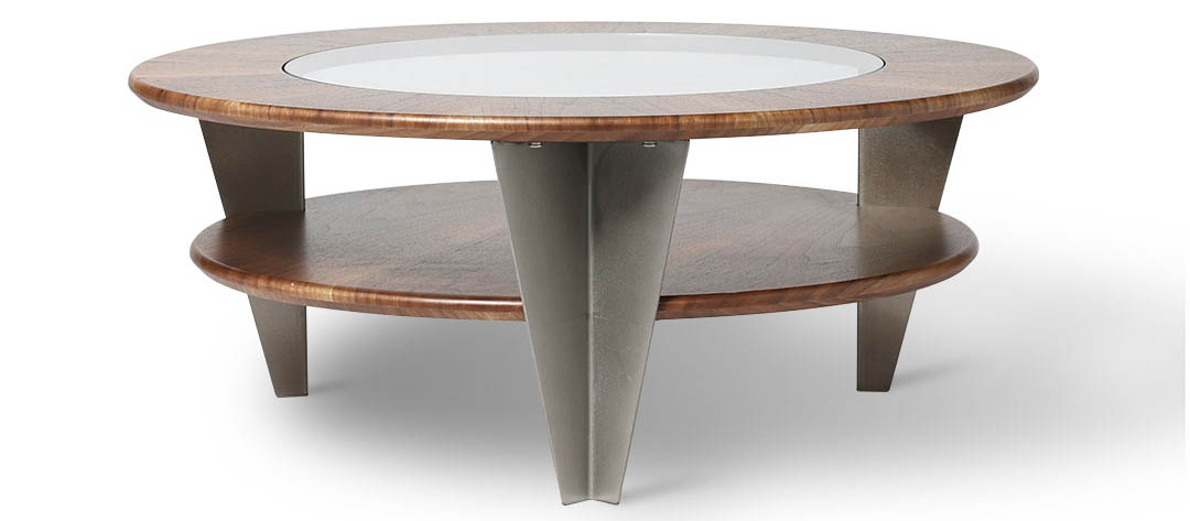 2 TIRE ROUND LOW TABLE 1000