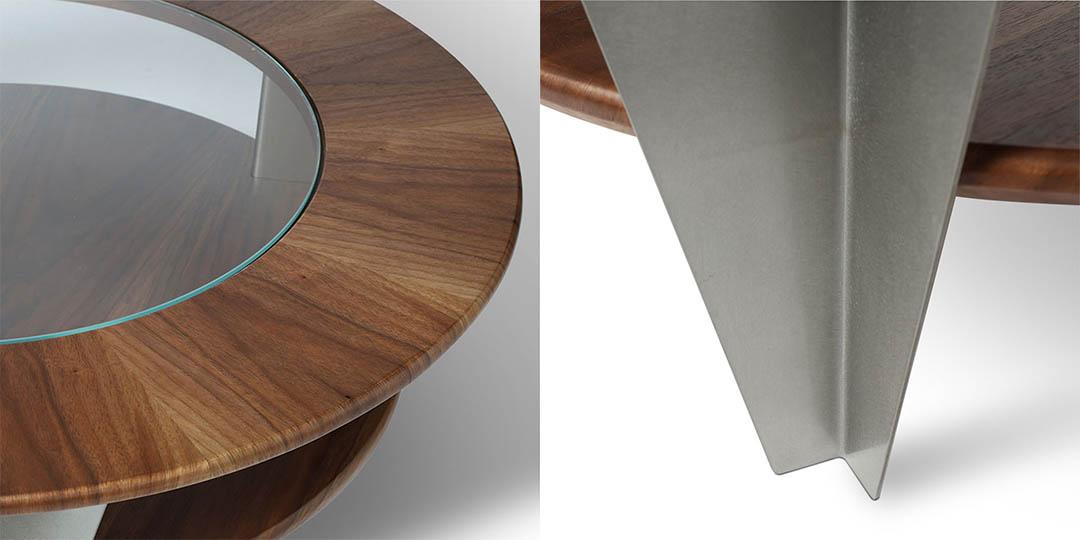 2 TIRE ROUND LOW TABLE 1000
