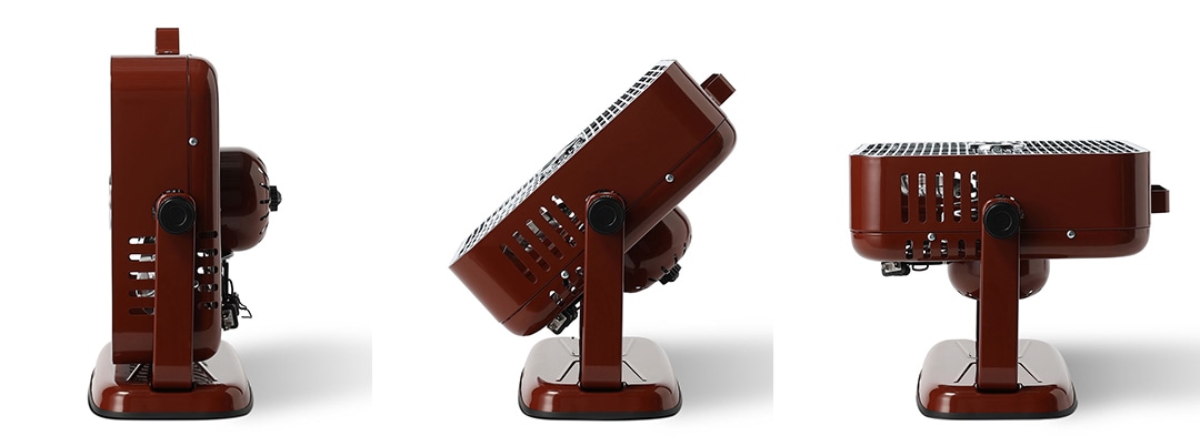 DULTON ONLINE SHOP | AIR CIRCULATOR BRICK BROWN/CHROME(BRICK BROWN
