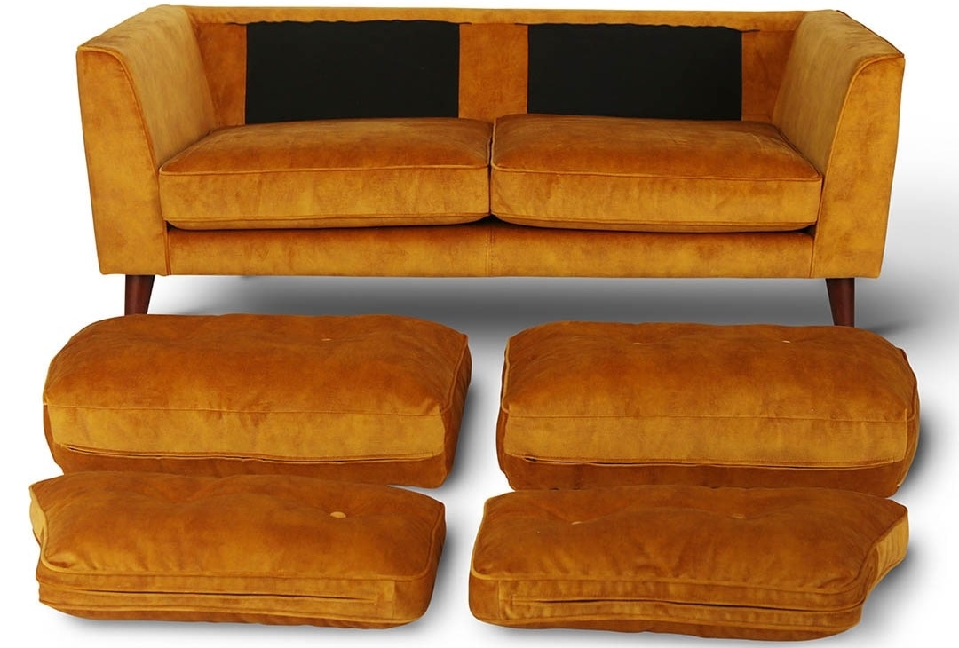 VELVET SOFA 2 SEATER