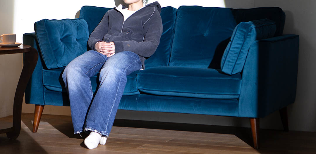 VELVET SOFA 2 SEATER