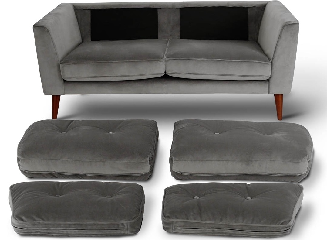 VELVET SOFA 2 SEATER