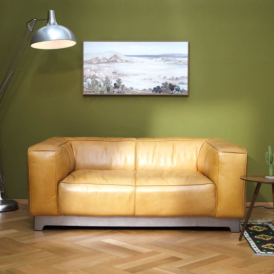 MASTER SOFA BROWN 2 SEATER