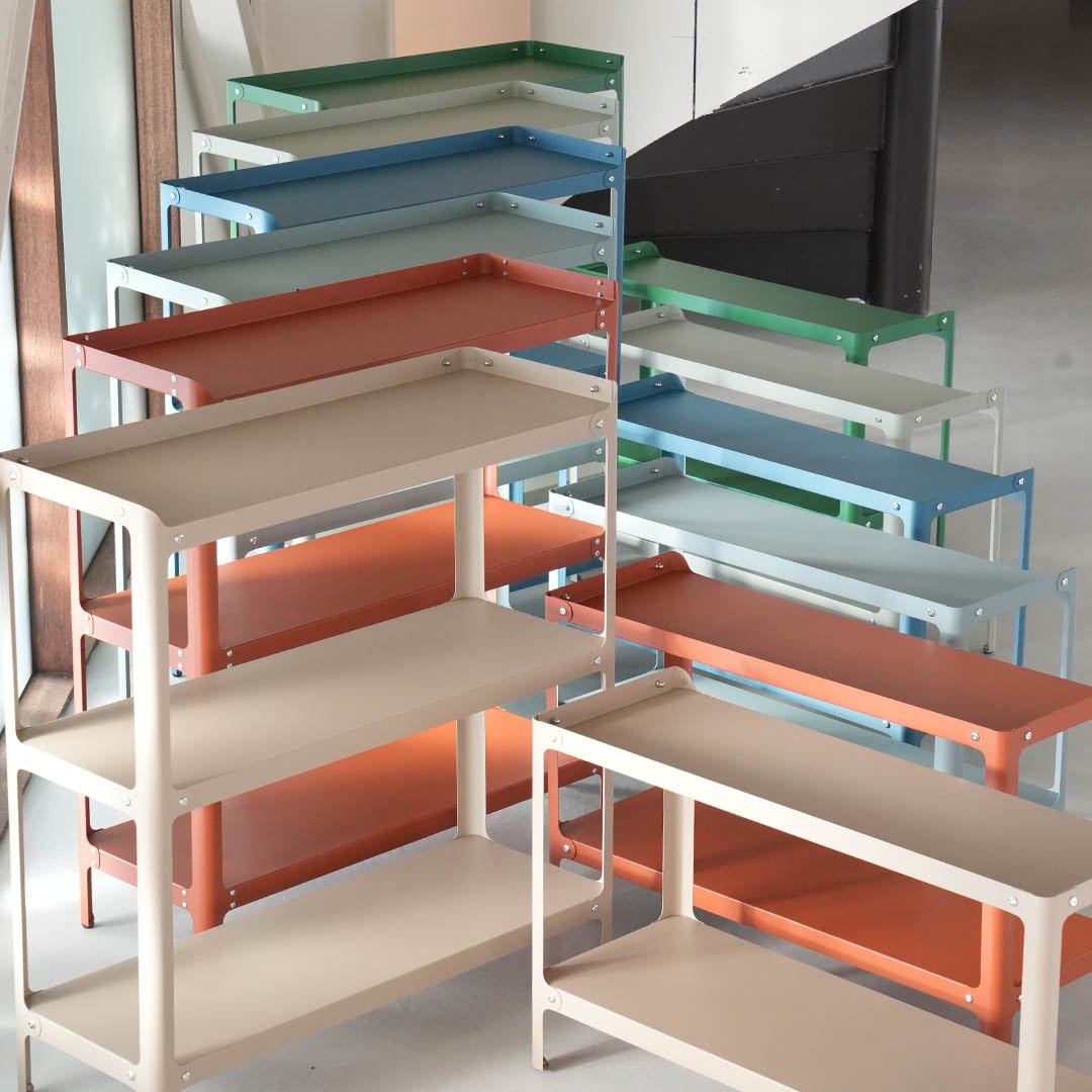 STEEL SHELF 3 LAYRES BEIGE
