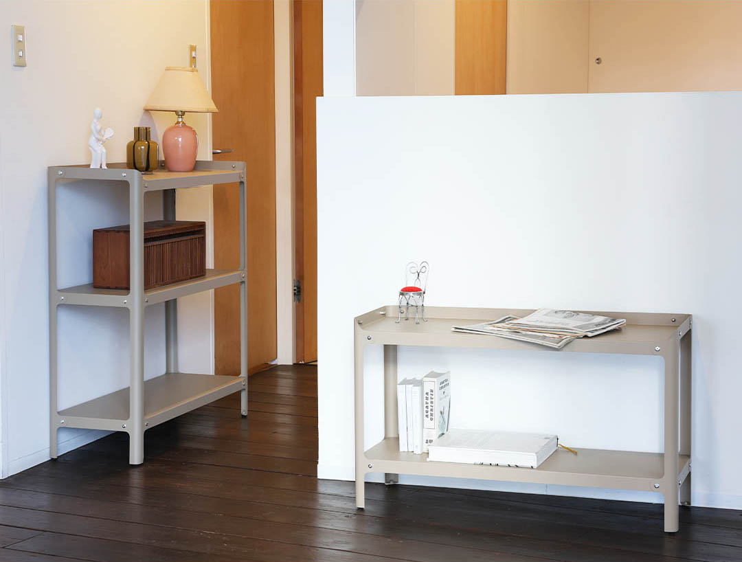 STEEL SHELF 3 LAYRES BEIGE