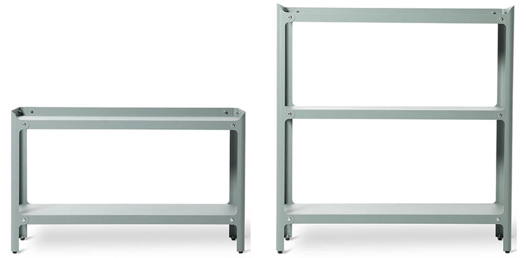 STEEL SHELF 3 LAYRES GRAY
