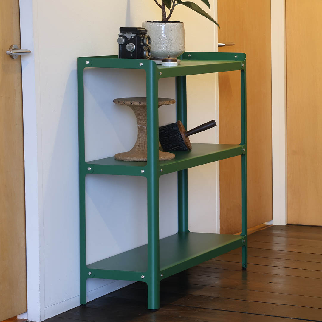 STEEL SHELF 3 LAYRES GREEN
