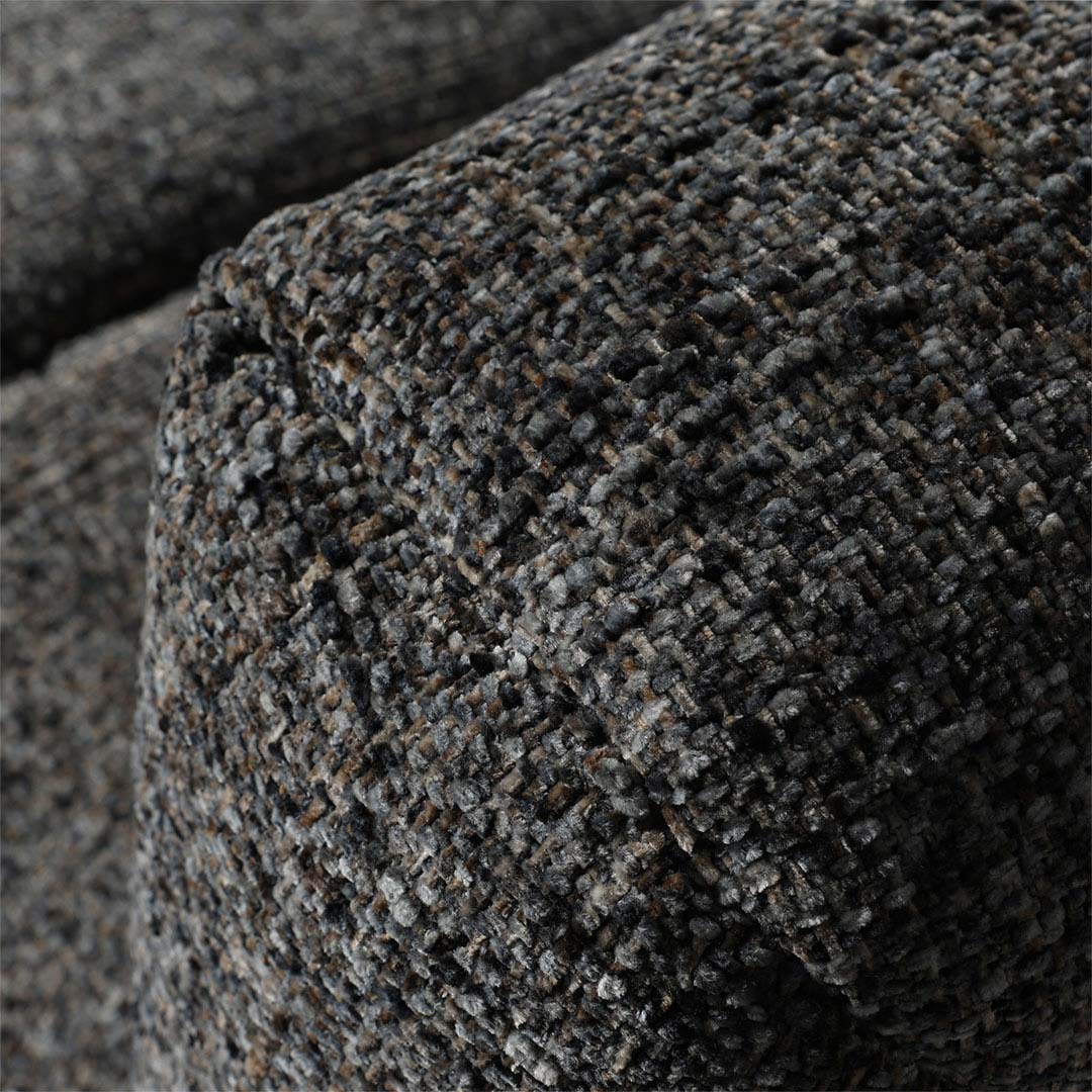 FABRIC SOFA WAVE 3 SEATER GRAY