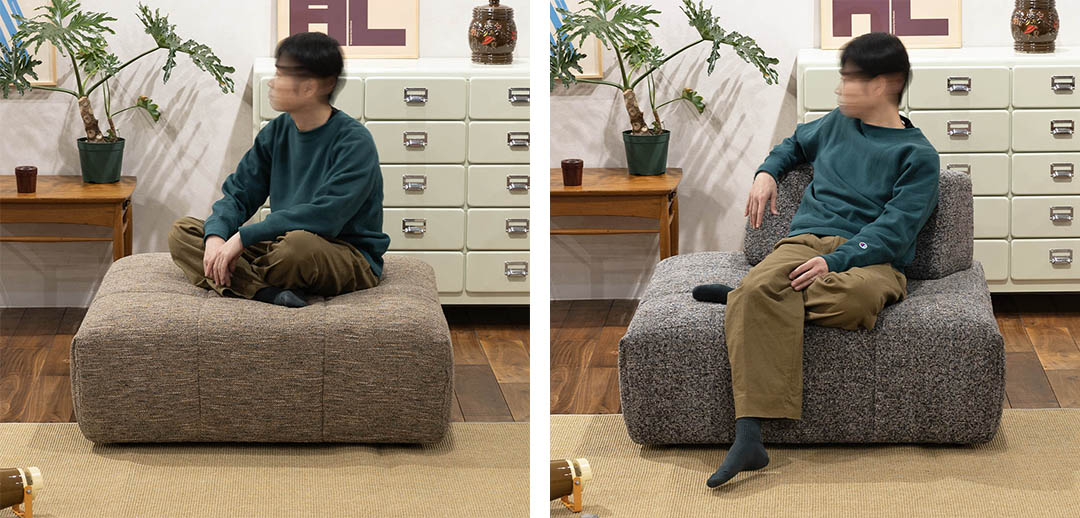 FABRIC MODULAR SOFA GRAY