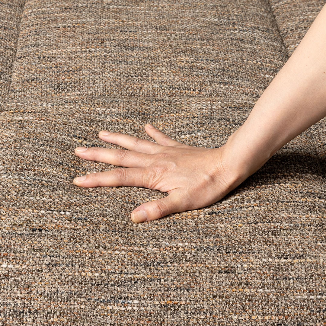 FABRIC MODULAR SOFA BROWN