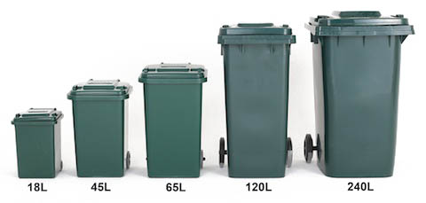 DULTON ONLINE SHOP | PLASTIC TRASH CAN 65L GREEN(65L GREEN