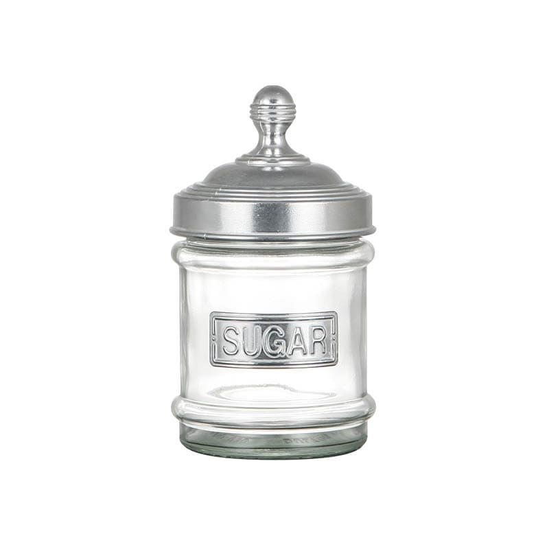 GLASS CANISTER SUGAR