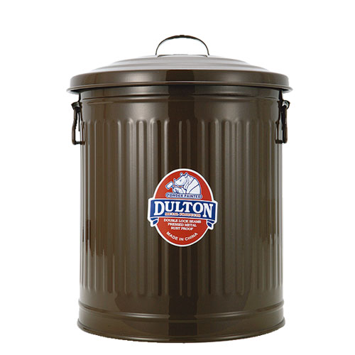 GARBAGE CAN BROWN-M