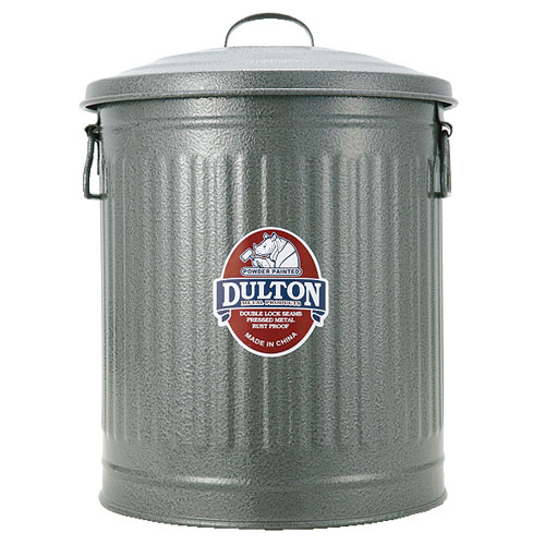 GARBAGE CAN GRAY-L