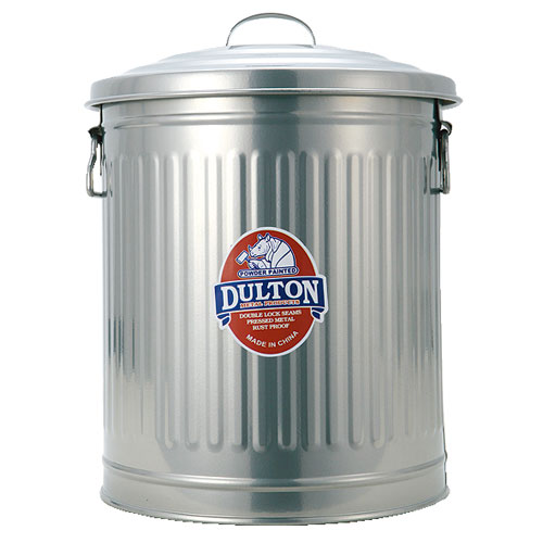 GARBAGE CAN SILVER-L