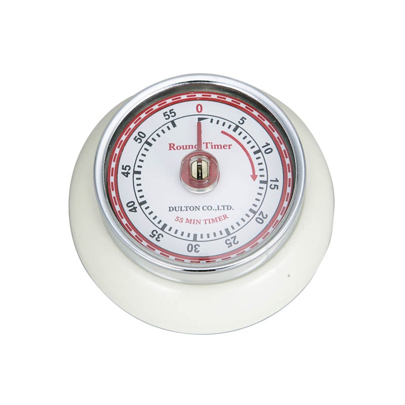 KITCHEN TIMER WITH MAGNET IVORY