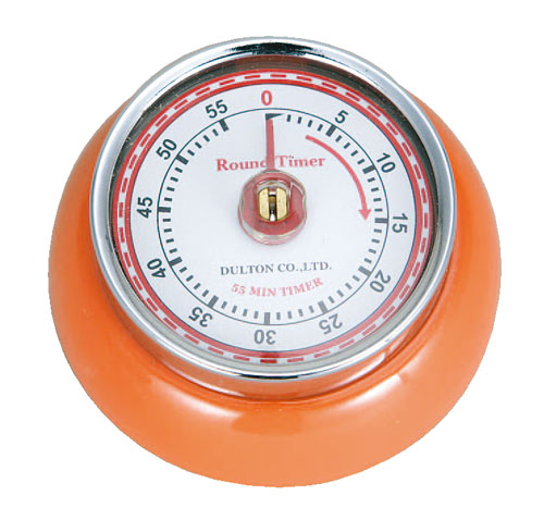 KITCHEN TIMER WITH MAGNET ORANGE