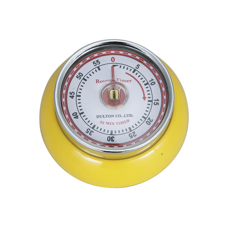 KITCHEN TIMER YELLOW WITH MAGNET