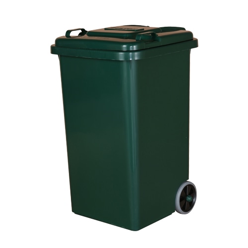 PLASTIC TRASH CAN 65L GREEN