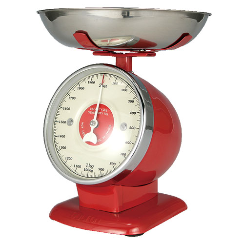 STREAM LINE KITCHEN SCALE RED