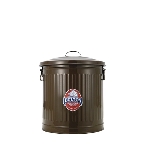 MINI GARBAGE CAN BROWN-L