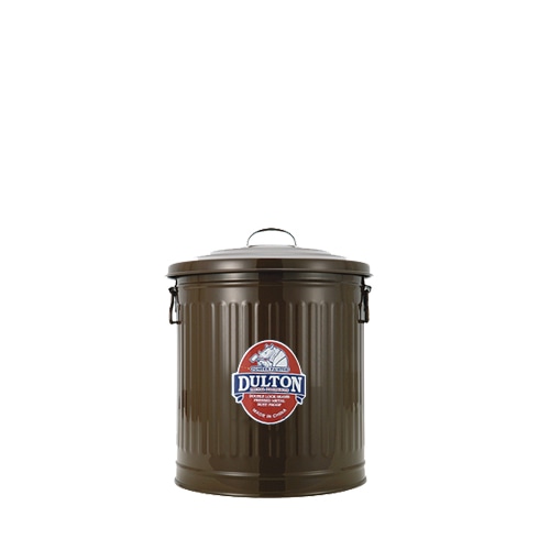MINI GARBAGE CAN BROWN-M