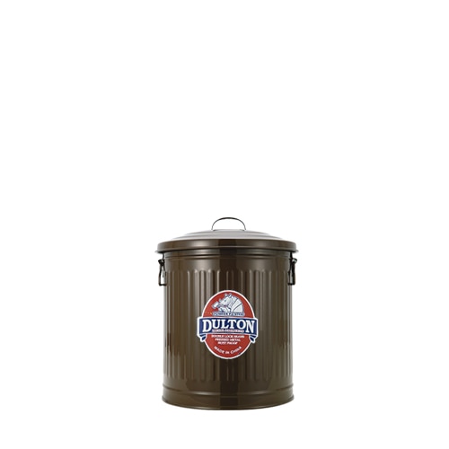 MINI GARBAGE CAN BROWN-S