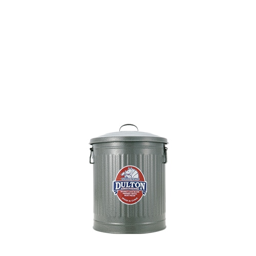 MINI GARBAGE CAN GRAY-S