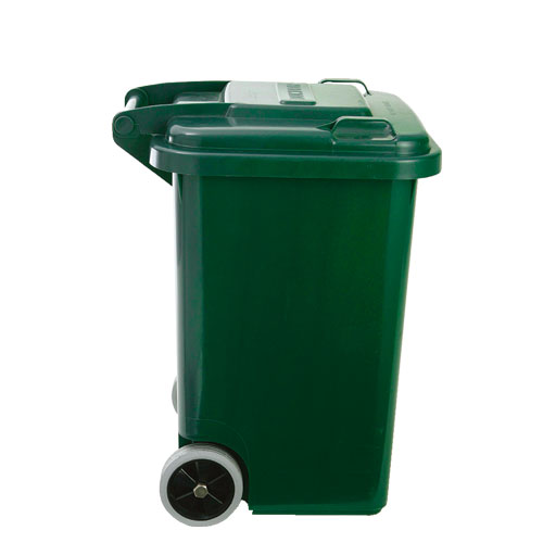 PLASTIC TRASH CAN 45L GREEN