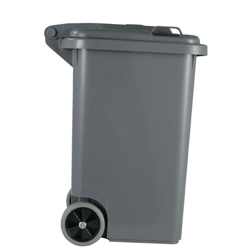 PLASTIC TRASH CAN 45L GRAY
