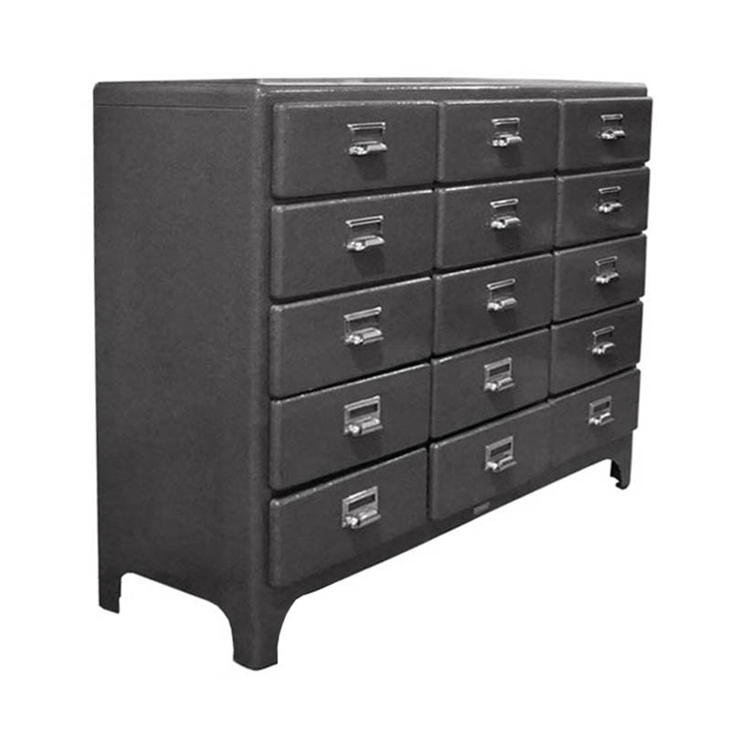 3 COLUMNS 5 DRAWERS GRY
