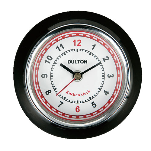 KITCHEN CLOCK BLACK