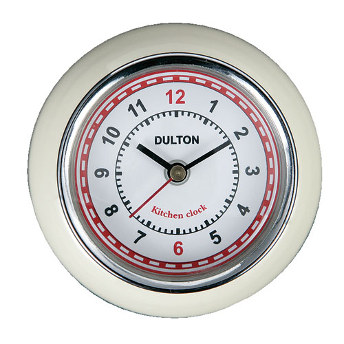 KITCHEN CLOCK IVORY