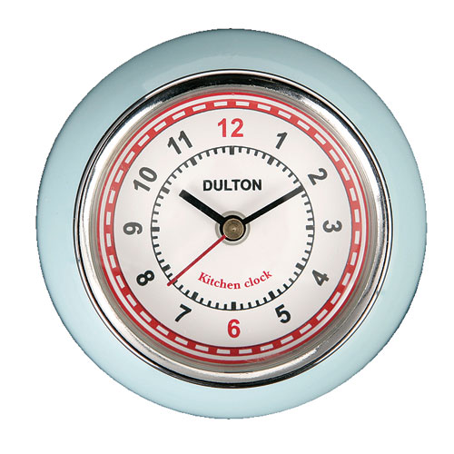 KITCHEN CLOCK SAX BLUE