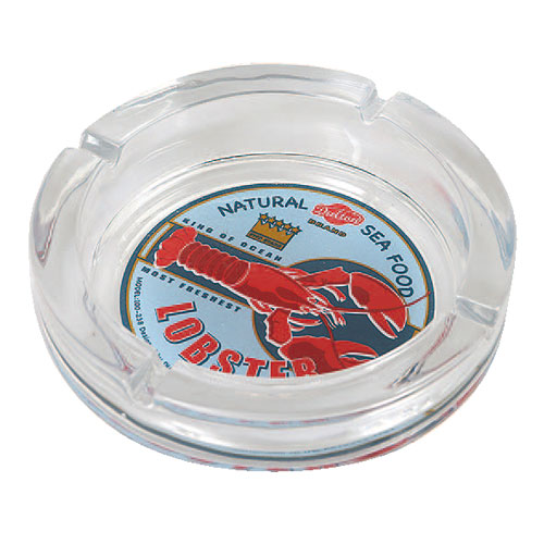 GLASS ASHTRAY-L LOBSTER