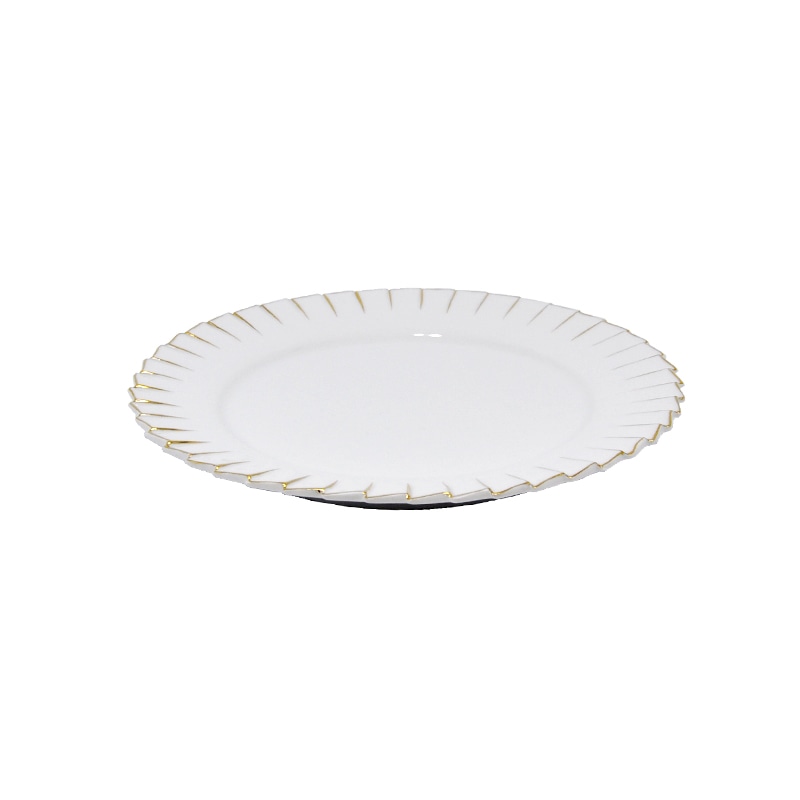 ROUND PLATE ''PLEATS DECOR'' S