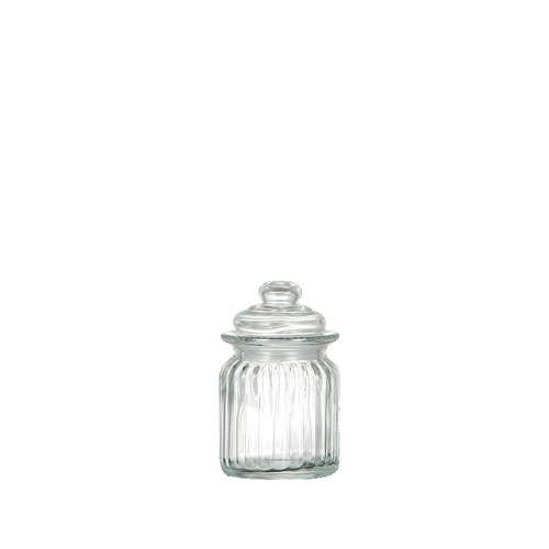 GLASS CANISTER ''PUMPKIN ''XS