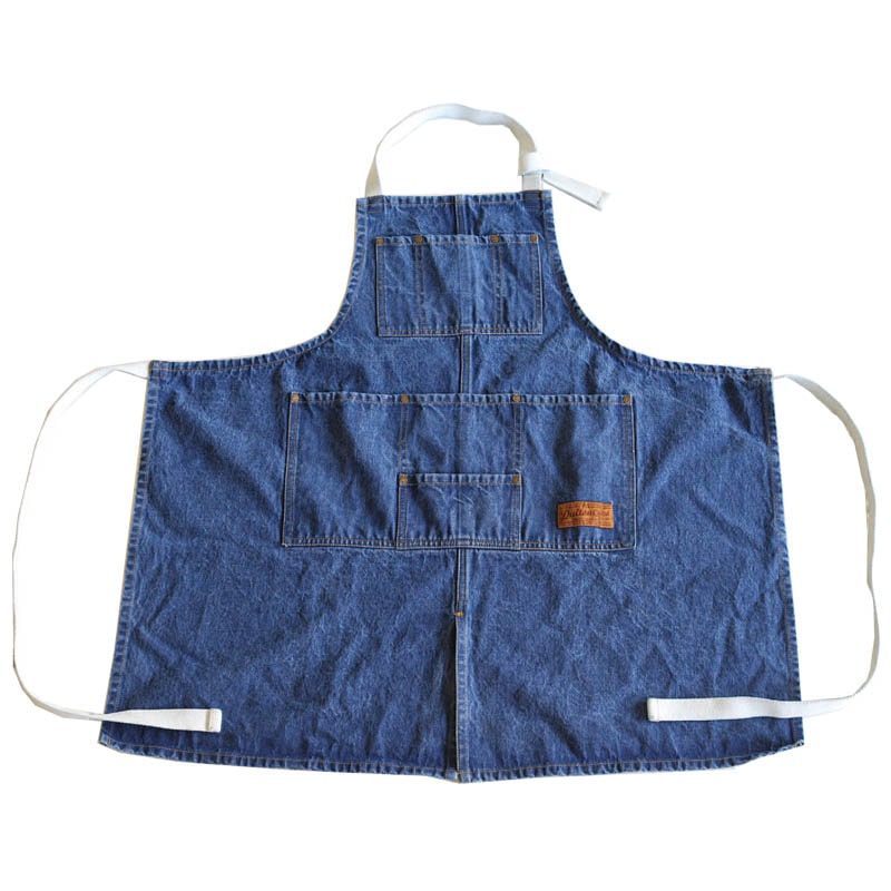 'MW'' WORK APRON WASHED DEINM