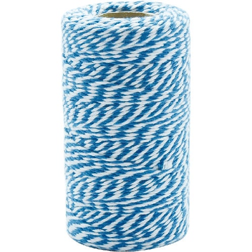 TWISTED STRING WHITE/CORAL BLUE