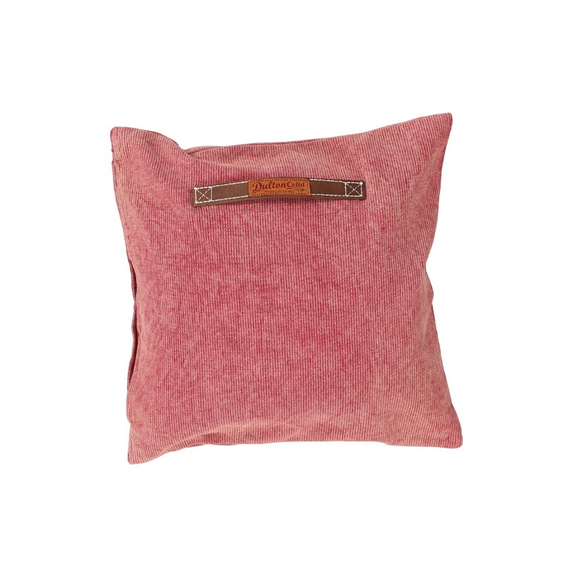 CORDUROY CUSHION 45 RED