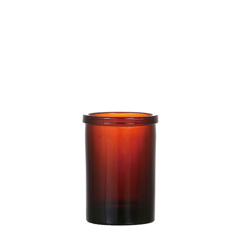 BEOBA GLASSWARE  TUMBLER AMBER
