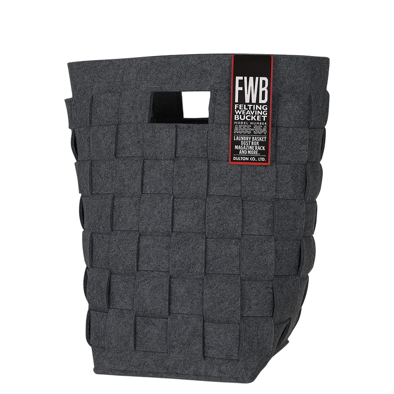日用品+生活雑貨 DULTON FELTING WEAVING BUCKET FELTING WEAVING BUCKET M D.GRAY - 通販 | 家具とインテリアの通販