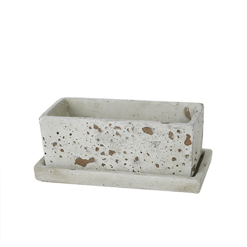 SOLID PLANTER RECTANGLE S M.BROWN