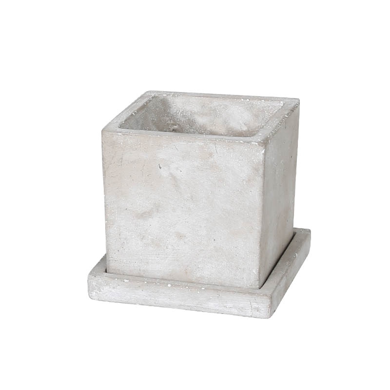 SOLID PLANTER CUBE L PLAIN