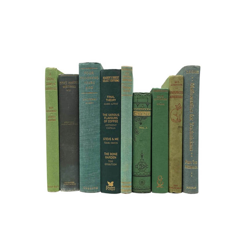 USED BOOK GREEN-25cm