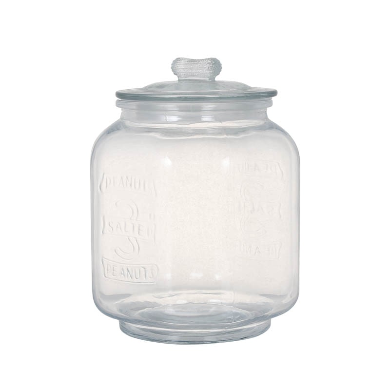 GLASS COOKIE JAR 3L