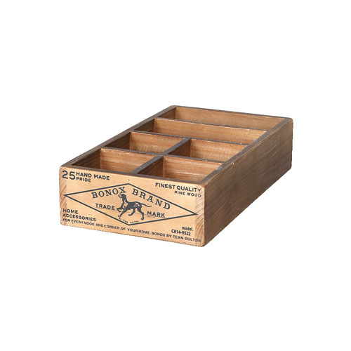 WOODEN ORGANISER BOX