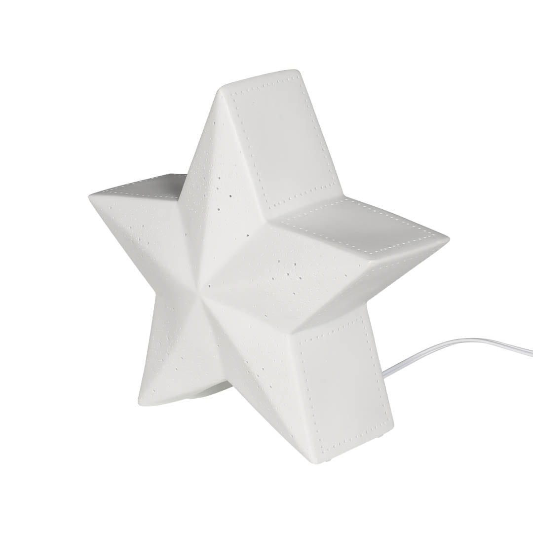 PORCELAIN STAR LIGHT MAT WHITE