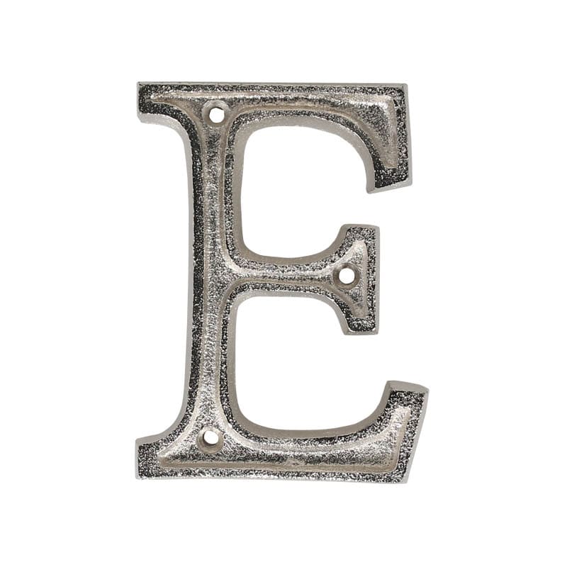 METAL LETTER 105 SILVER "E"
