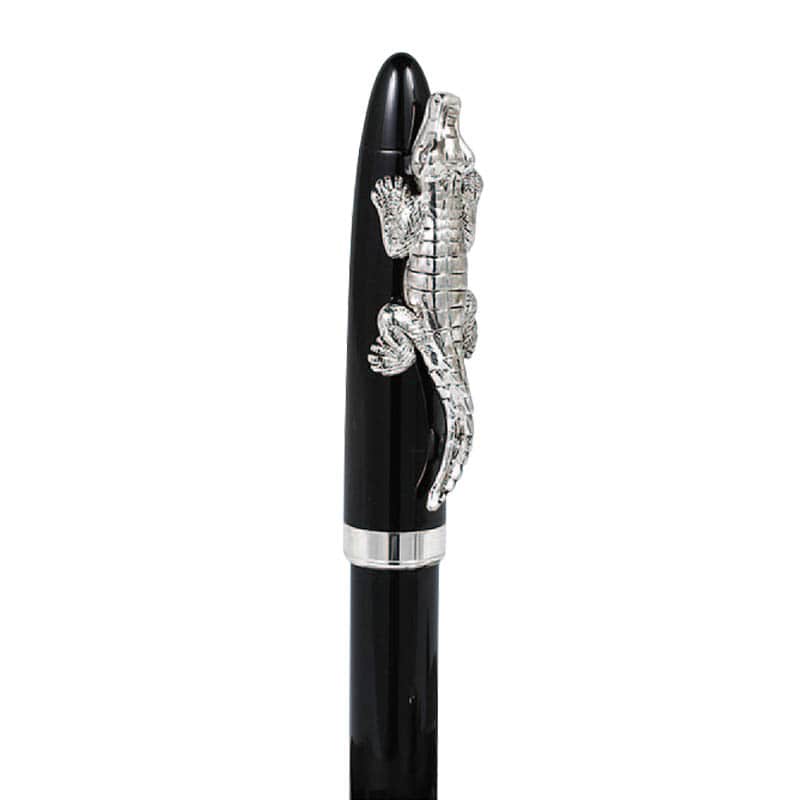 BALLPOINT PEN CROCODILE BLK